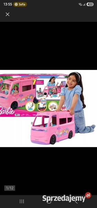 LALKA BARBIE KAMPER MARZEŃ DREAM CAMPER auto Instytut Matki i Dziecka  Lubin