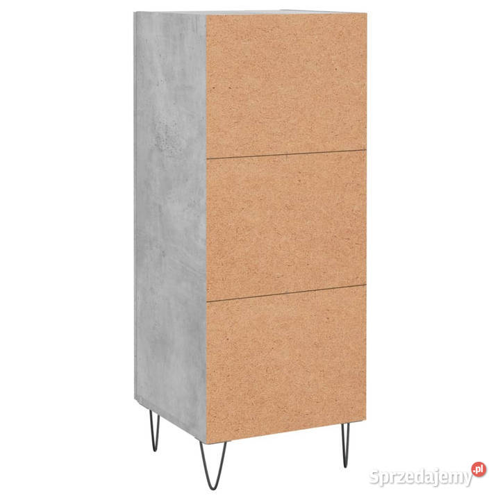 Szafka szarość betonu 345x34x90 materiał Warszawa