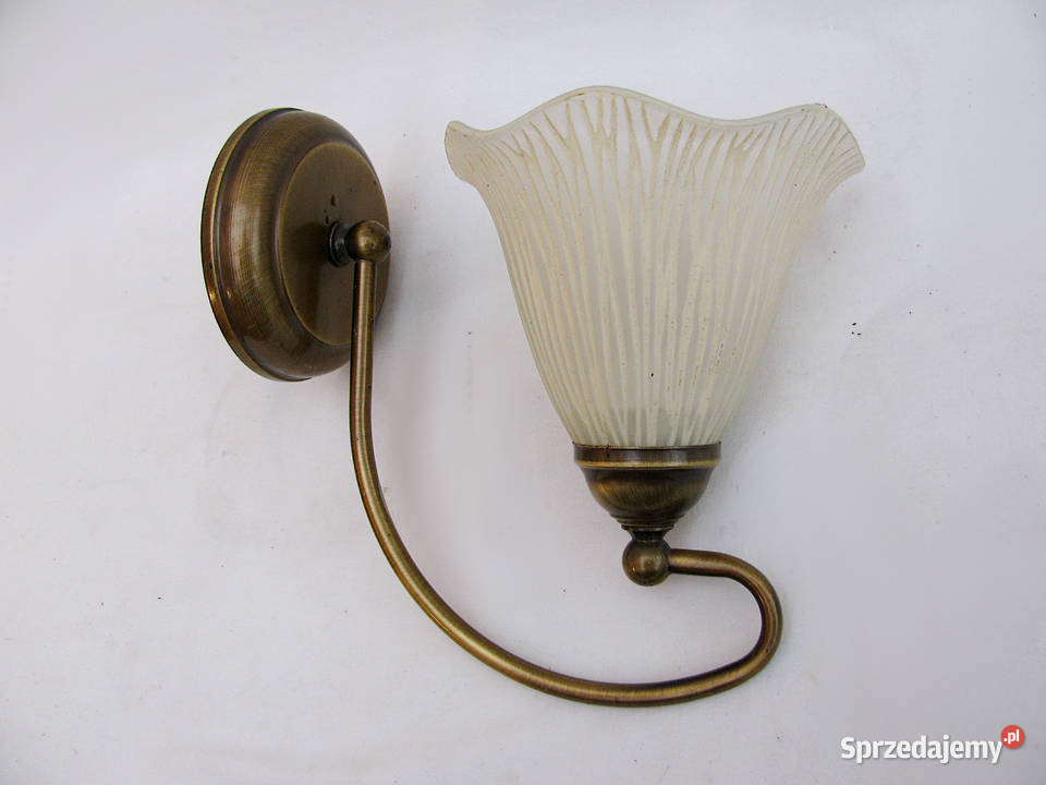 kinkiet mosiądz stylizowany V zachodniopomorskie Szczecinek