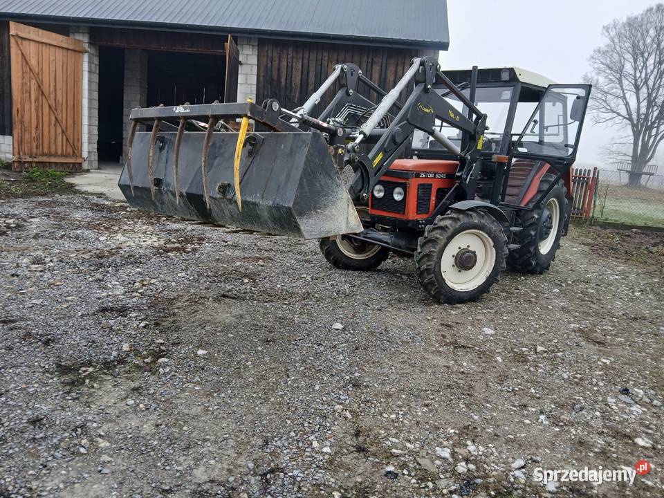 Zetor 5245 z turem Wola Raniżowska