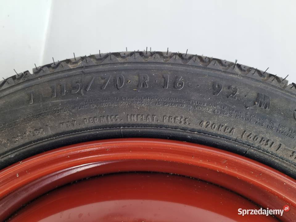 KOŁO DOJAZDOWE dojazdówka Saab 93 95 95 11570 Chełm sprzedam