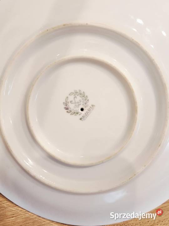 Salaterka porcelana złocona Braniewo