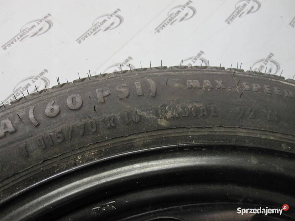 OPEL VECTRA C koło dojazdowe 1258516 99M 5x110 Koła dojazdowe