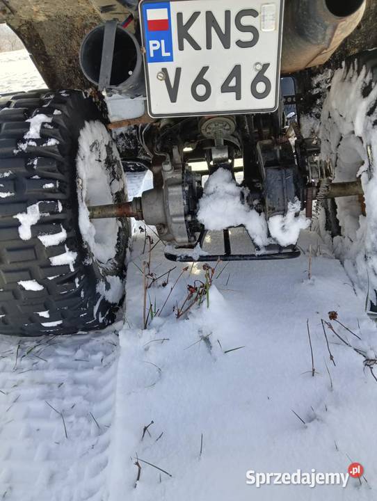 Quad Yamaha 250 homologacja Yamaha małopolskie Korzenna