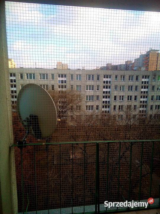 Siatka ochronna na balkon przezroczysta Warszawa