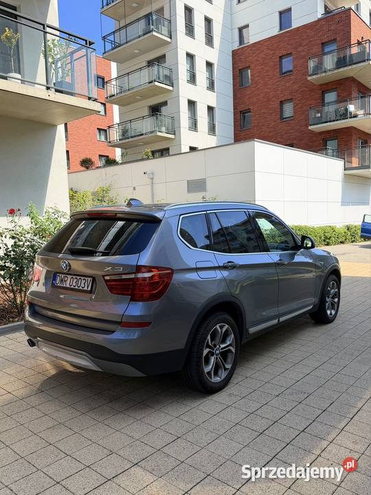 BMW X3 F25 20D B48 Automat 2016 r tempomat Wrocław