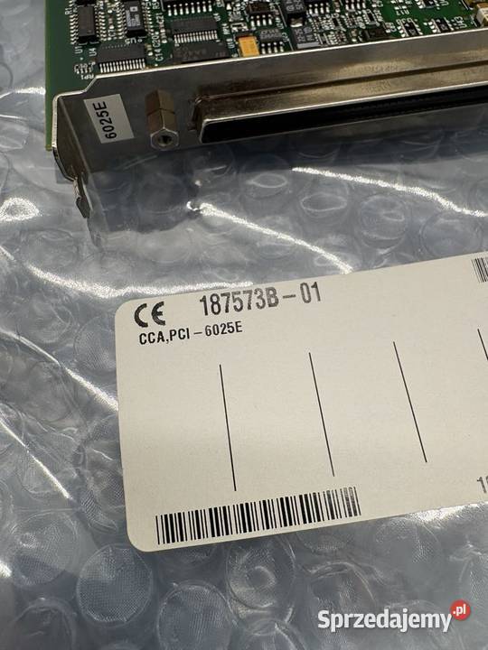 National Instruments NI PCI6025E DAQ Card Biznes i Przemysł Warszawa sprzedam