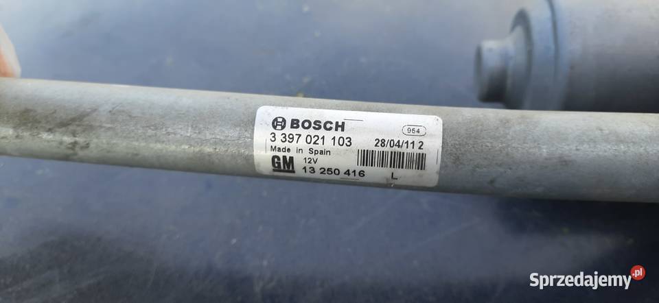 MECHANIZM WYCIERACZEK OPEL MERIVA B EU osobowe Części samochodowe Siechnice