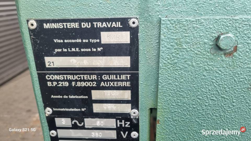 Strugarka czterostronna Guilliet KXR 5łowic Uni Karsin sprzedam