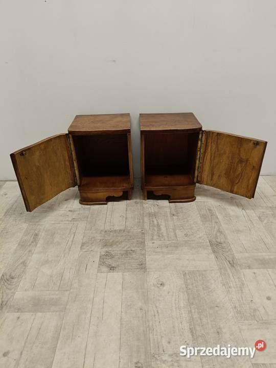 szafki nocne nakastliki arts deco stare vintage Radomsko