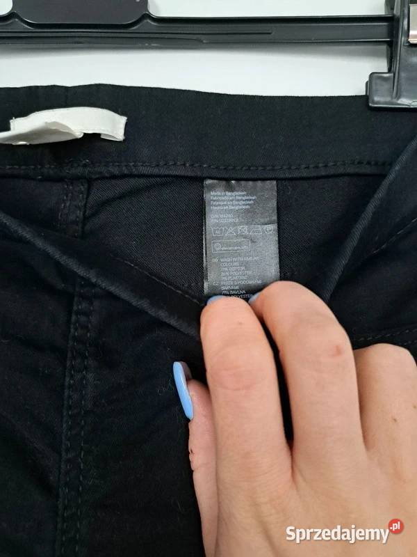 czarne rurki HM uniwersalny styl 34 pomorskie