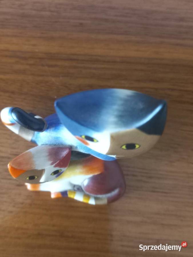 Figurka porcelanowa Koty Rosina Wachtmeister Toruń