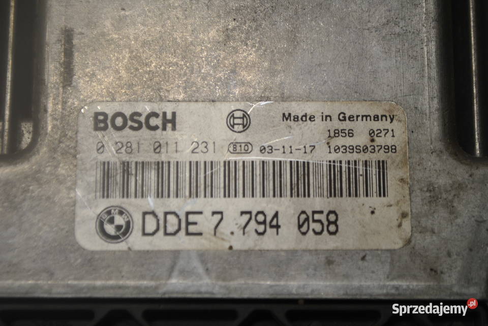 Zestaw startowy BMW E65 E66 Sterownik CAS pilot śląskie Poręba