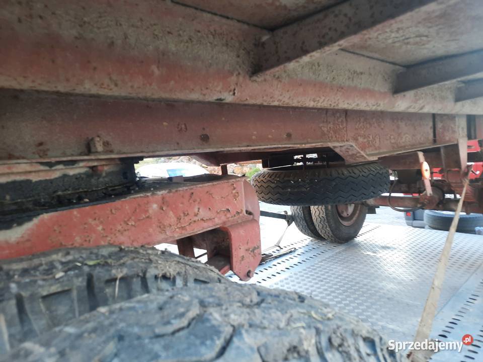 Przyczepa Brandys 9t nieuszkodzony Przyczepy rolnicze Chochołów