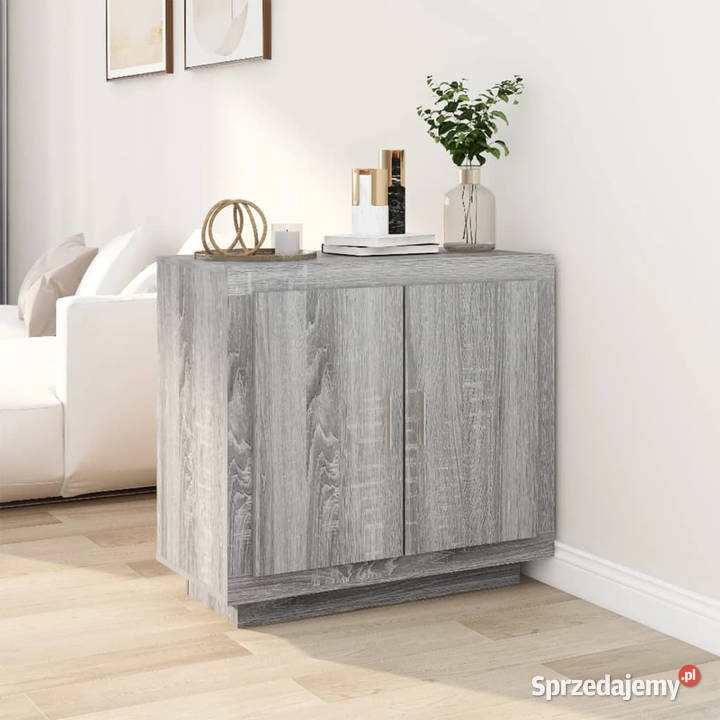 Szafka szary dąb sonoma 80x40x75 materiał Warszawa
