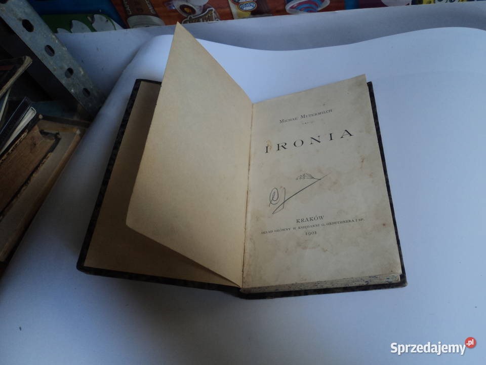 Ironia Michał Mutermilch 1901r Antyki, Sztuka, Kolekcje małopolskie Nowy Sącz