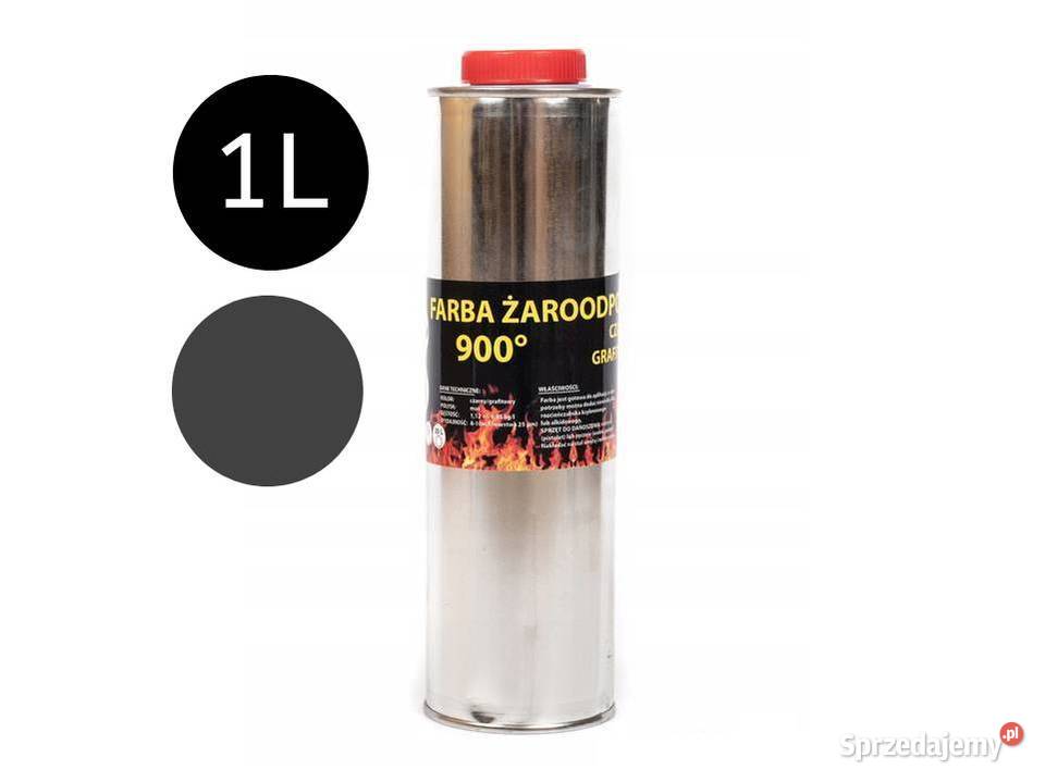 FARBA KOMINKOWA LAKIER ŻAROODPORNA DO KOMINKÓW Skawina