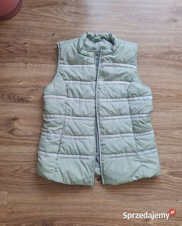 Pudrowy miętowy pastelowy bezrękawnik kamizelka Wiosenna/Jesienna  Kurtki i płaszcze Kraków