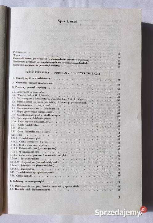 GENETYKA i METODY DOSKONALENIA ZWIERZĄT Bolesław