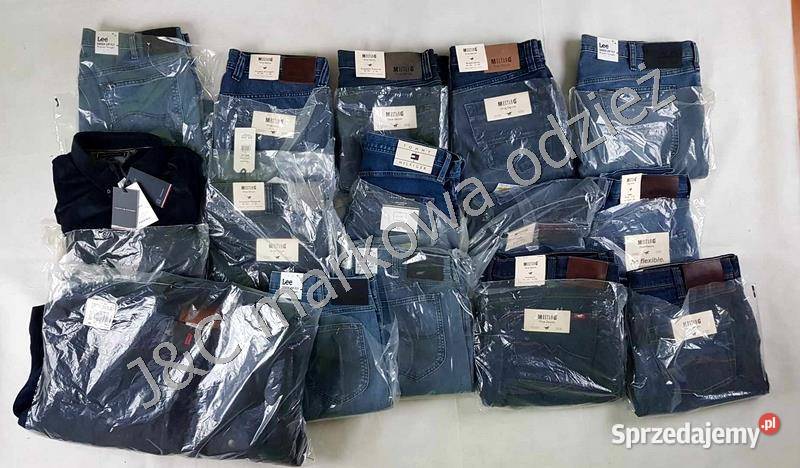Hurt Markowe jeansy Wrangler Lee Mustang Levis Rozmiar XL śląskie Tarnowskie Góry