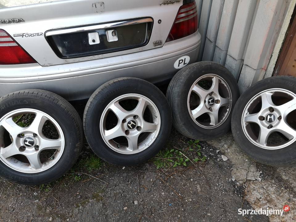 Komplet alufelg z oponami 4x1143 15 honda Mysłowice