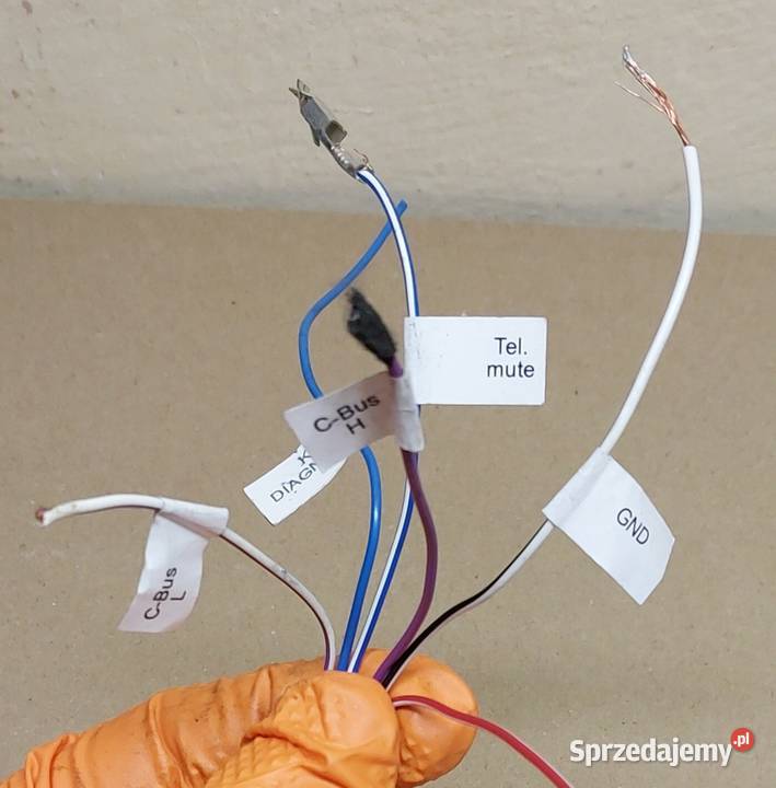 WIĄZKA KABEL INSTALACJA RADIA VW AUDI 8D0972643 Mielęcin