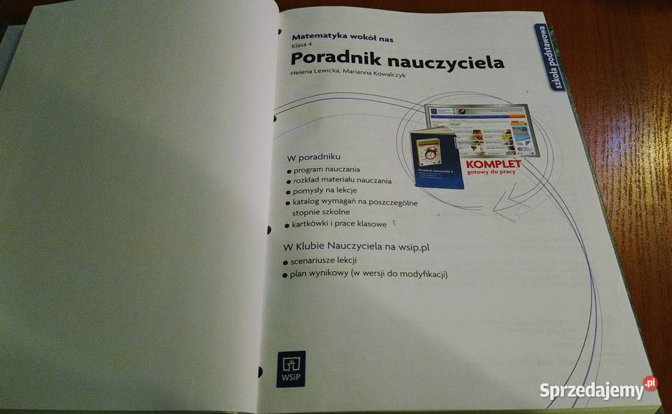 Matematyka Wokół Nas KLASA 4 PORADNIK pomorskie Gdańsk