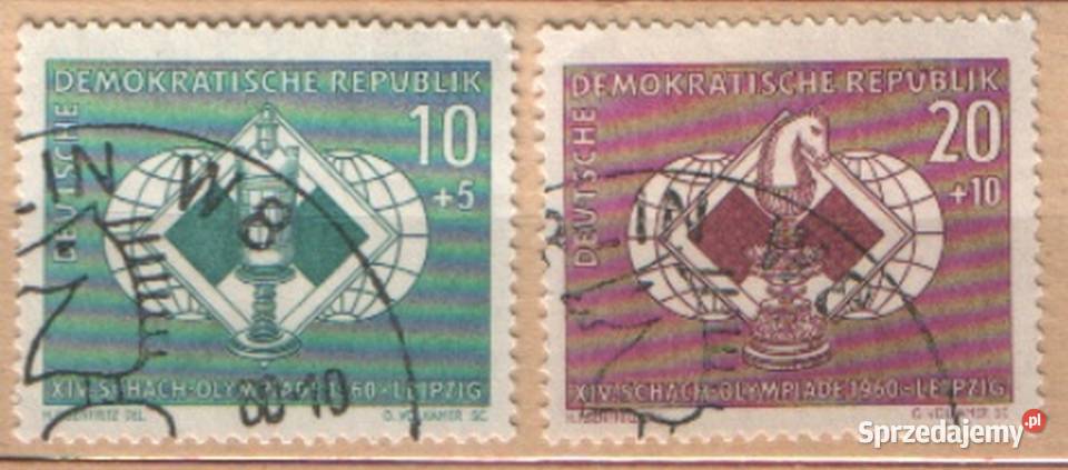 Zn NRD Mi 750 179 81 4 6 7 93 kas 1960 Filatelistyka Gliwice