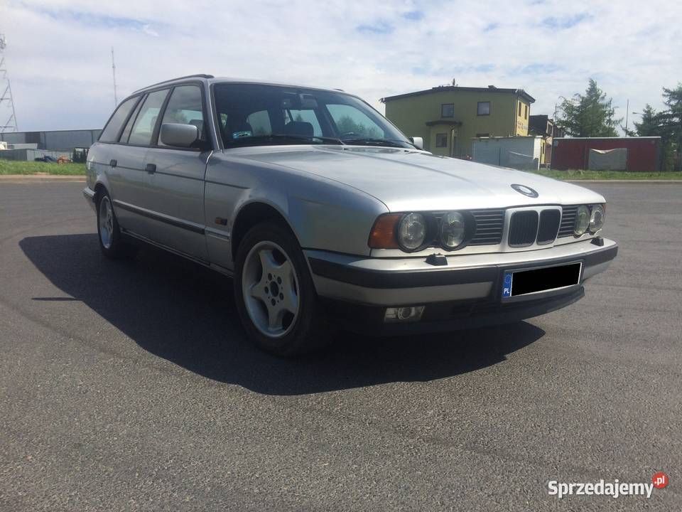 BMW E34 525 TDS Touring srebrny Chojnice