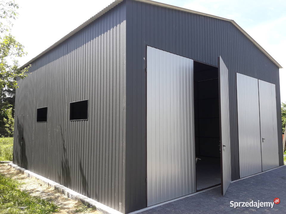 Garaż Blaszany 15x10m Wiata Hala Magazyn 150m2 Piotrków Trybunalski sprzedam