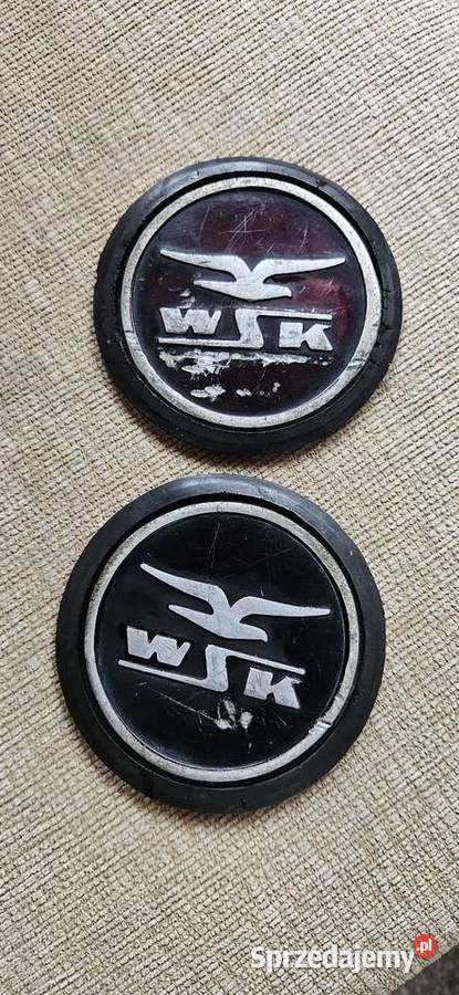 2 oryginalne emblematy na zbiornik do WSK serii Gorzów Wielkopolski