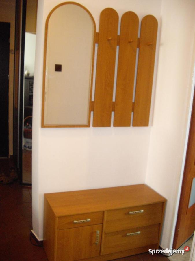 Szafka i lustro z wieszakiem komplet do przedpokoju - Sprzedajemy.pl