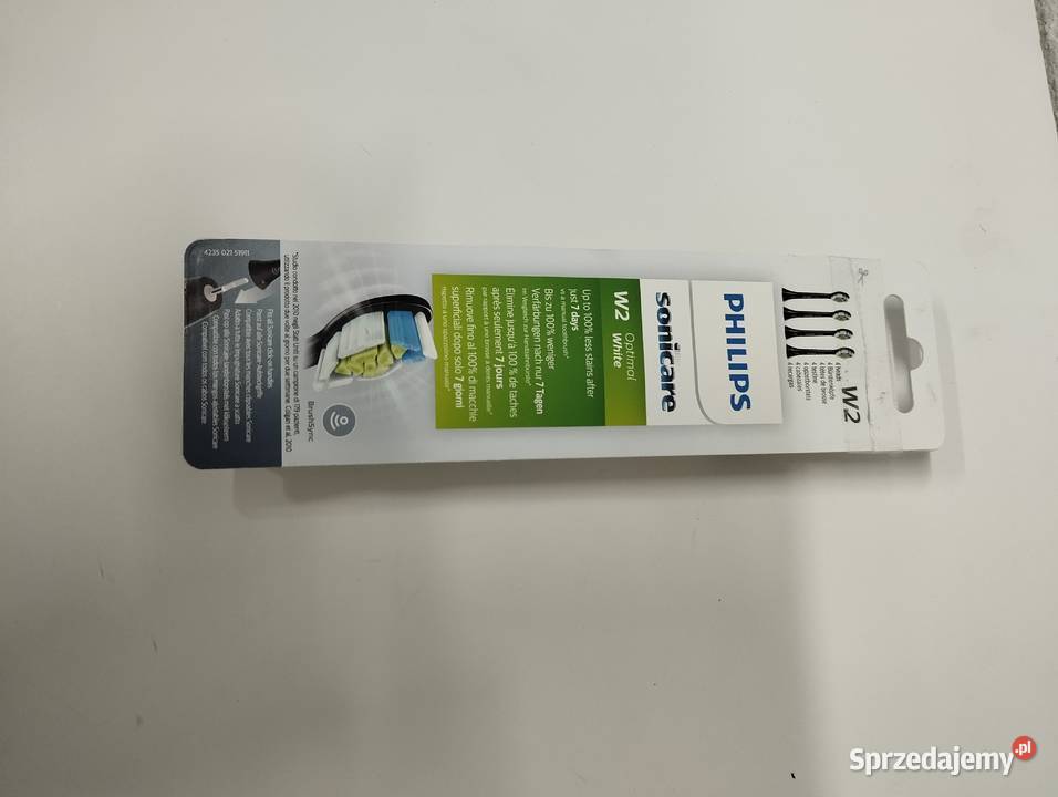 4x Końcówki Philips Sonicare W2 Optimal White Łask