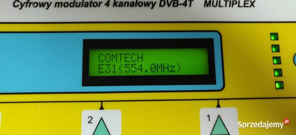 Modulator DVBT 4 kanały multiplex