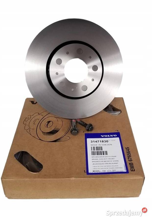 VOLVO V70 XC70 oryginal tarcze hamulcowe przod dolnośląskie Bielany Wrocławskie