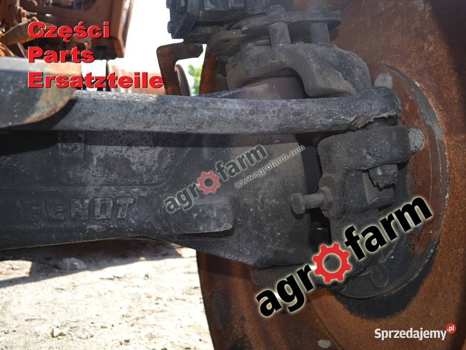 Fendt 718SCR części skrzynia biegów most przedni dolnośląskie Byków