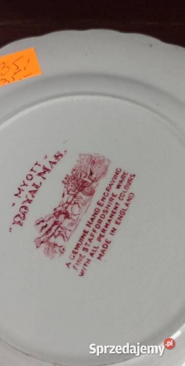 Talerzyk deserowy Myott Royal Mail ANGLIA Porcelana i szkło