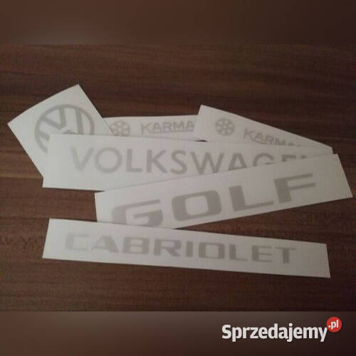 Naklejki na emblematy VW Golf MK1 Cabrio Mierzęcice