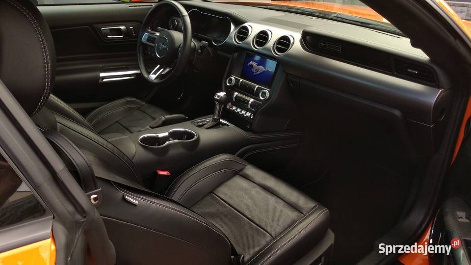 FORD MUSTANG GT V8 450 SALON POLSKA 052020 światła przeciwmgielne Mustang Zielona Góra