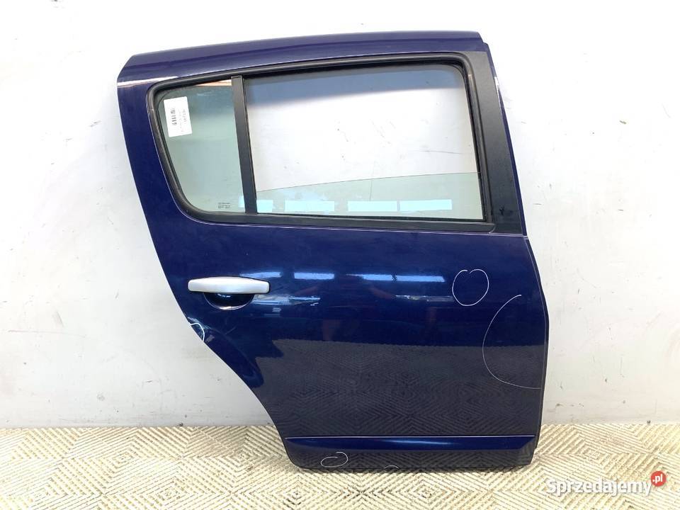 DRZWI PRAWY TYŁ DACIA SANDERO Hatchback BLEU
