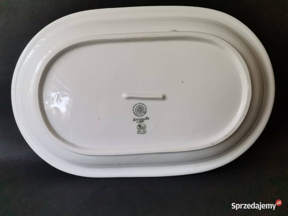 Stary duży talerz półmisek porcelana kantynowa Porcelana i szkło Katowice