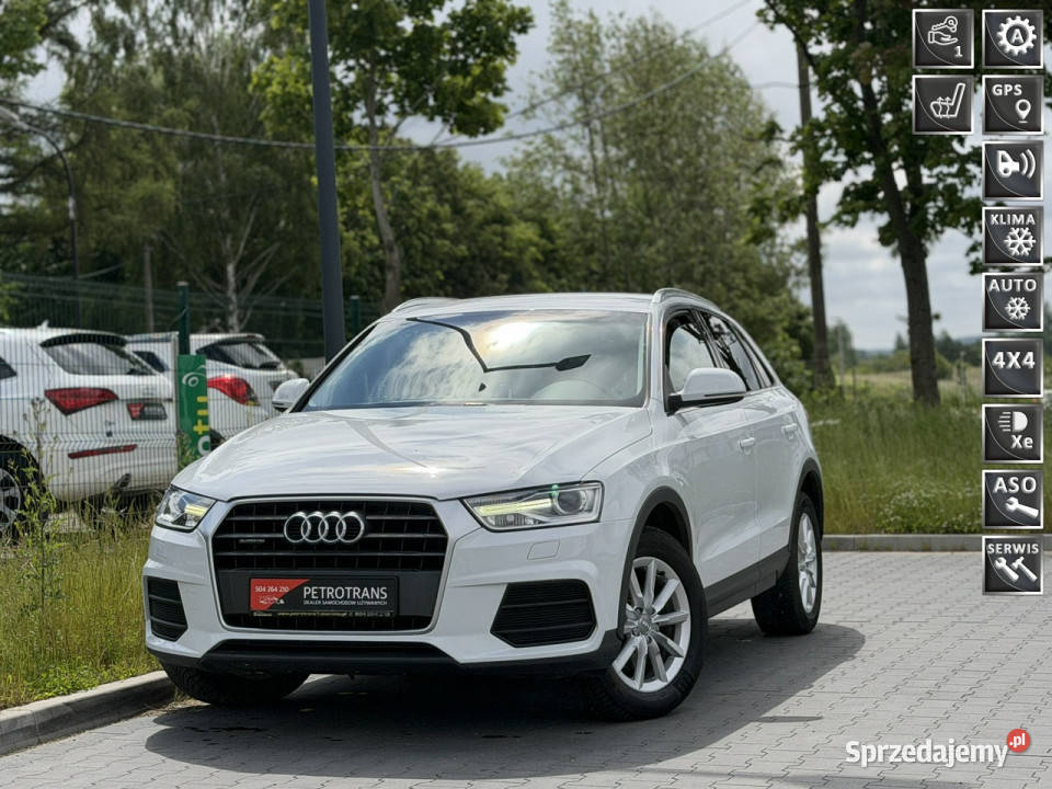Audi Q3 20TDI 150 LED QUATTRO Automat Grzane biały Mrągowo sprzedam