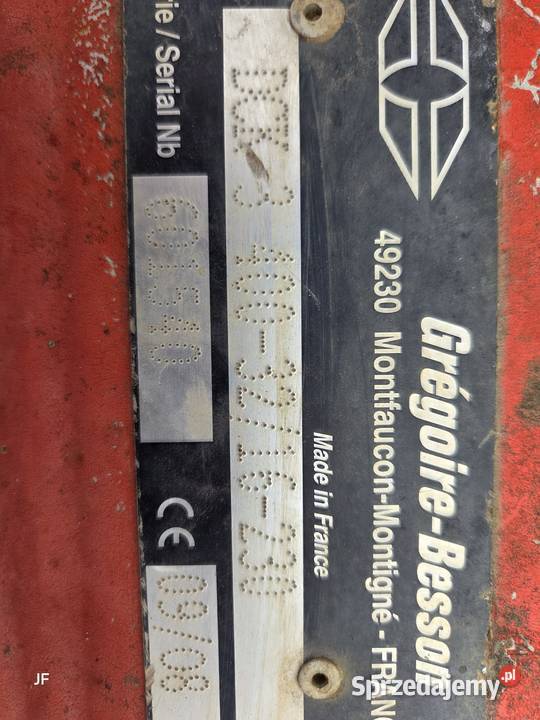 Brona Agregat Talerzowy Gregoire Besson ciągany Gąsewo