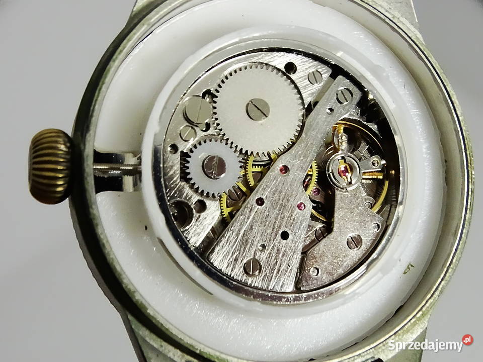 Replika męskiego mechanicznego zegarka pilota z Biłgoraj