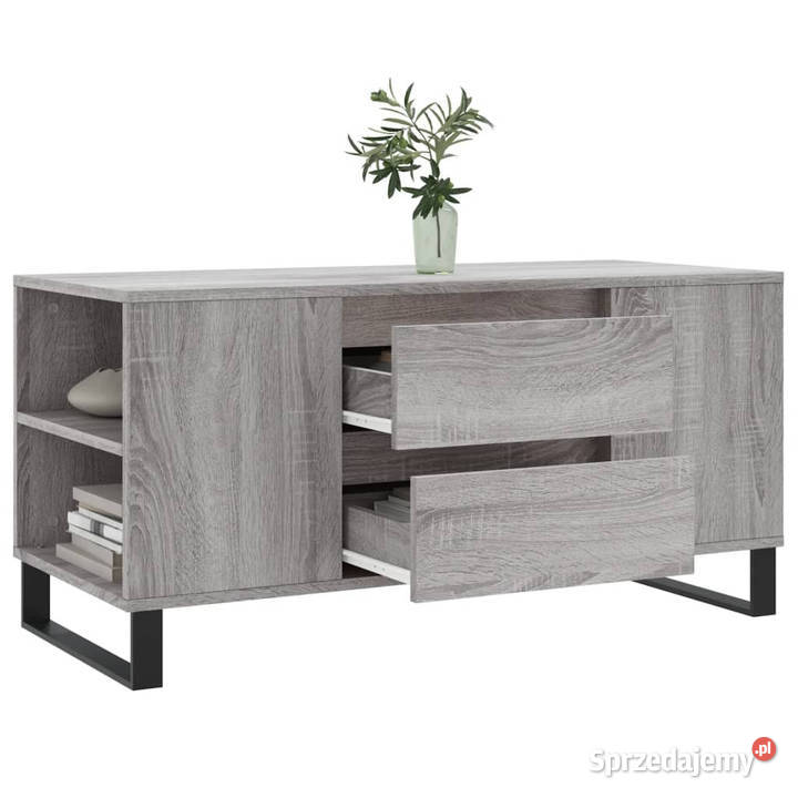 Stolik kawowy szary dąb sonoma 102x445x50 Warszawa