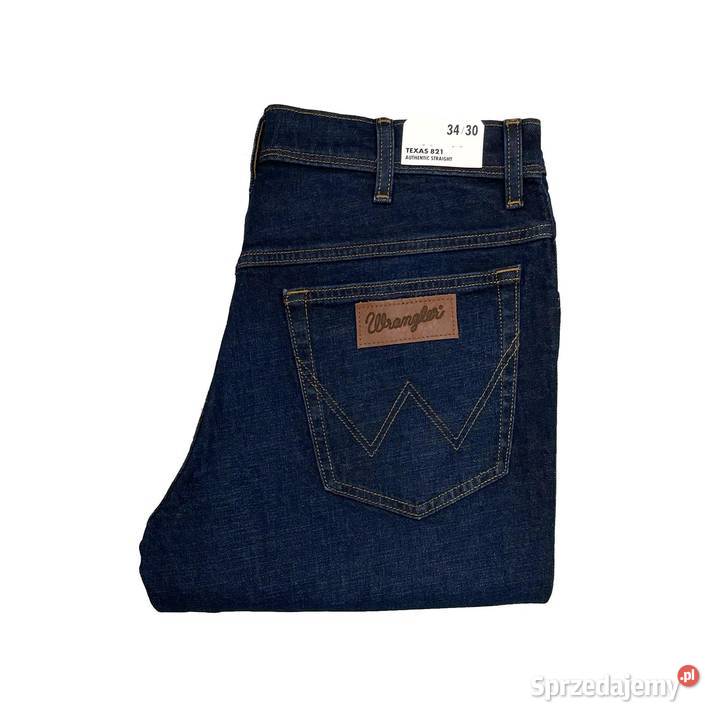 Spodnie męskie Wrangler Texas 821 Midnight Haze Poznań