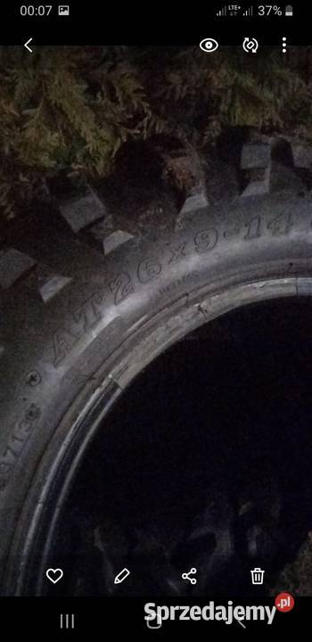 Sprzedam opony do kłada AT26x1114 i AT26x914 małopolskie Limanowa