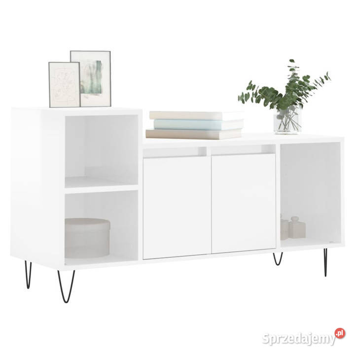 Szafka pod TV wysoki połysk biała 100x35x55 sprzedam