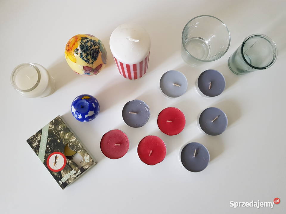 Mix świeczki świeczniki tealighty Warszawa