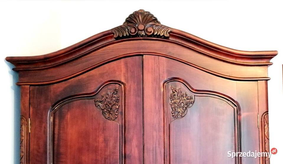 Szafa drewniana rzeźbiona Koziegłowy